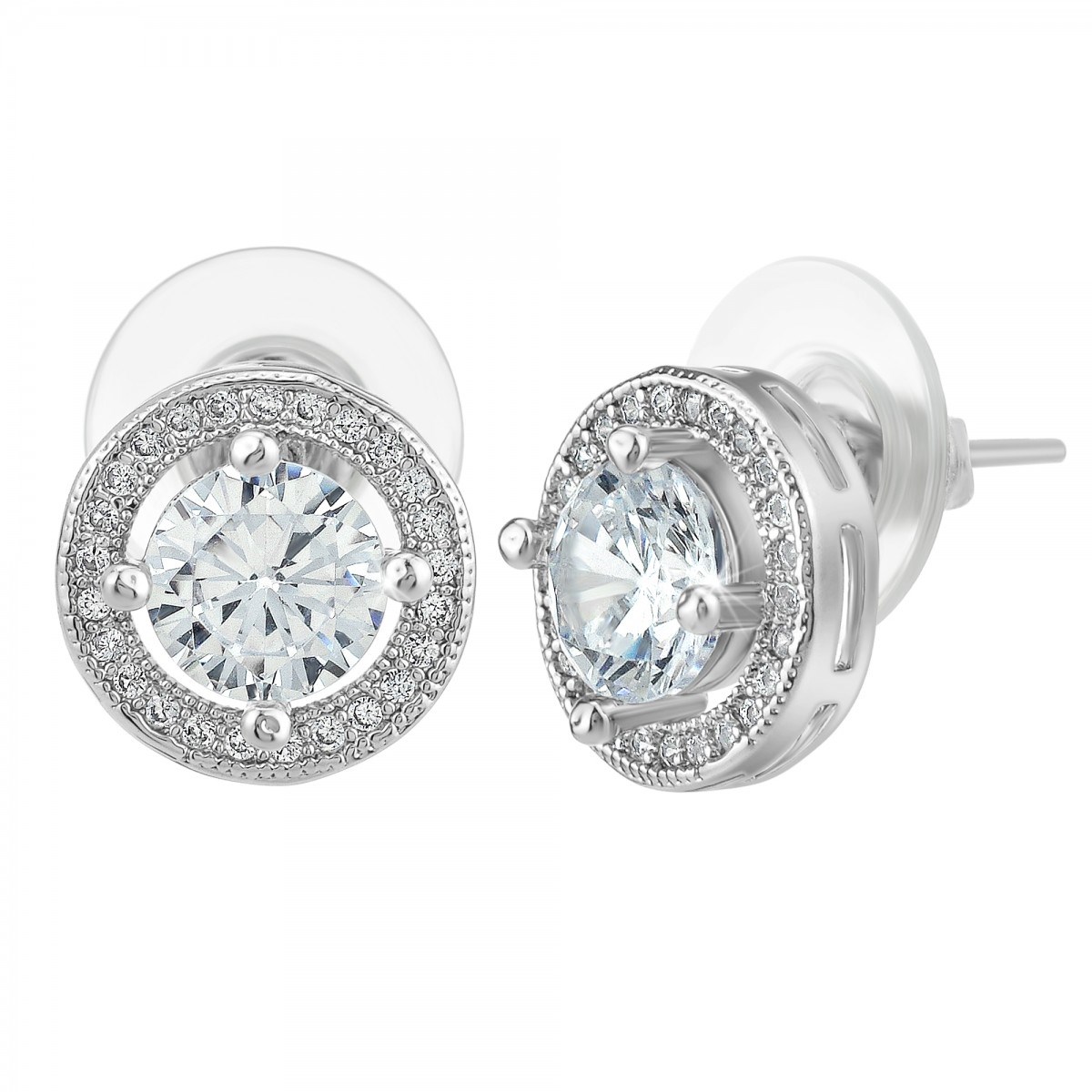 Boucles d'oreilles SC Crystal ornées de Zirconium