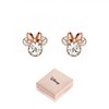 Boucles d'oreilles Disney ornées de Cristaux scintillants - Minnie - vue V1