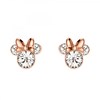 Boucles d'oreilles Disney ornées de Cristaux scintillants - Minnie - vue V2