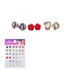 Lot de 16 paires de Boucles d'oreilles Disney - Princesses - vue V1