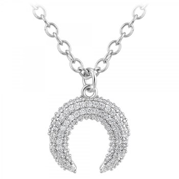SC Crystal necklace adorned with Zirconium