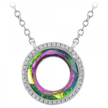 SC Crystal necklace with sparkling crystals