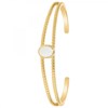Bracelet SC Bohème orné de marbre blanc - vue V1