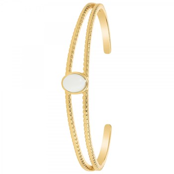 Bracelet SC Bohème orné de marbre blanc