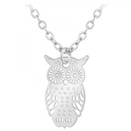 Collier hibou SC Crystal