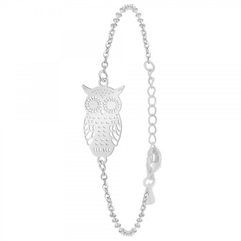 SC Crystal owl bracelet