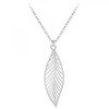 Collier feuille SC Crystal - vue V1