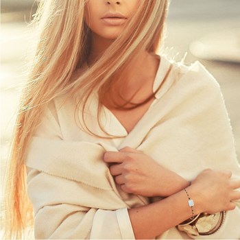 SC Bohème bracelet adorned with white quartz