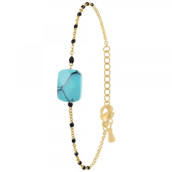 SC Bohème bracelet adorned with turquoise quartz