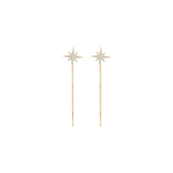 Boucles d'oreilles Etoile plaqué or