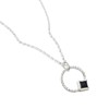 Collier en Argent 925 et Onyx Noir - vue V1