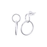 Boucles d'oreilles argent cercles