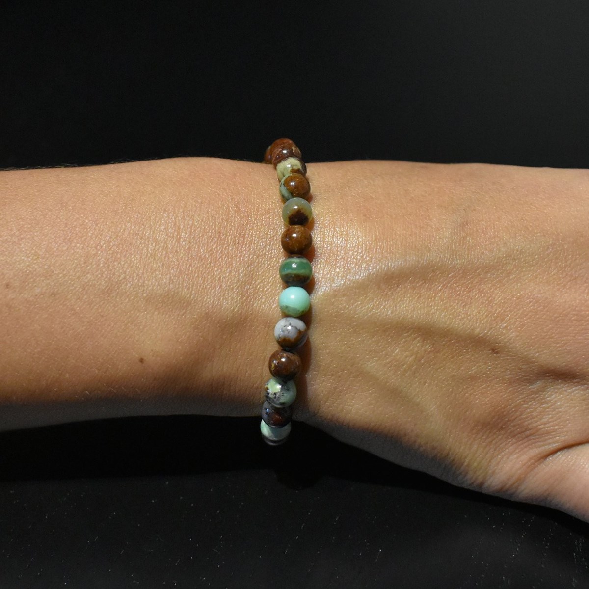 Bracelet en Chrysoprase Équilibre et Harmonie - vue 2