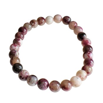 Pink Tourmaline on Quartz Love and Harmony Bracelet