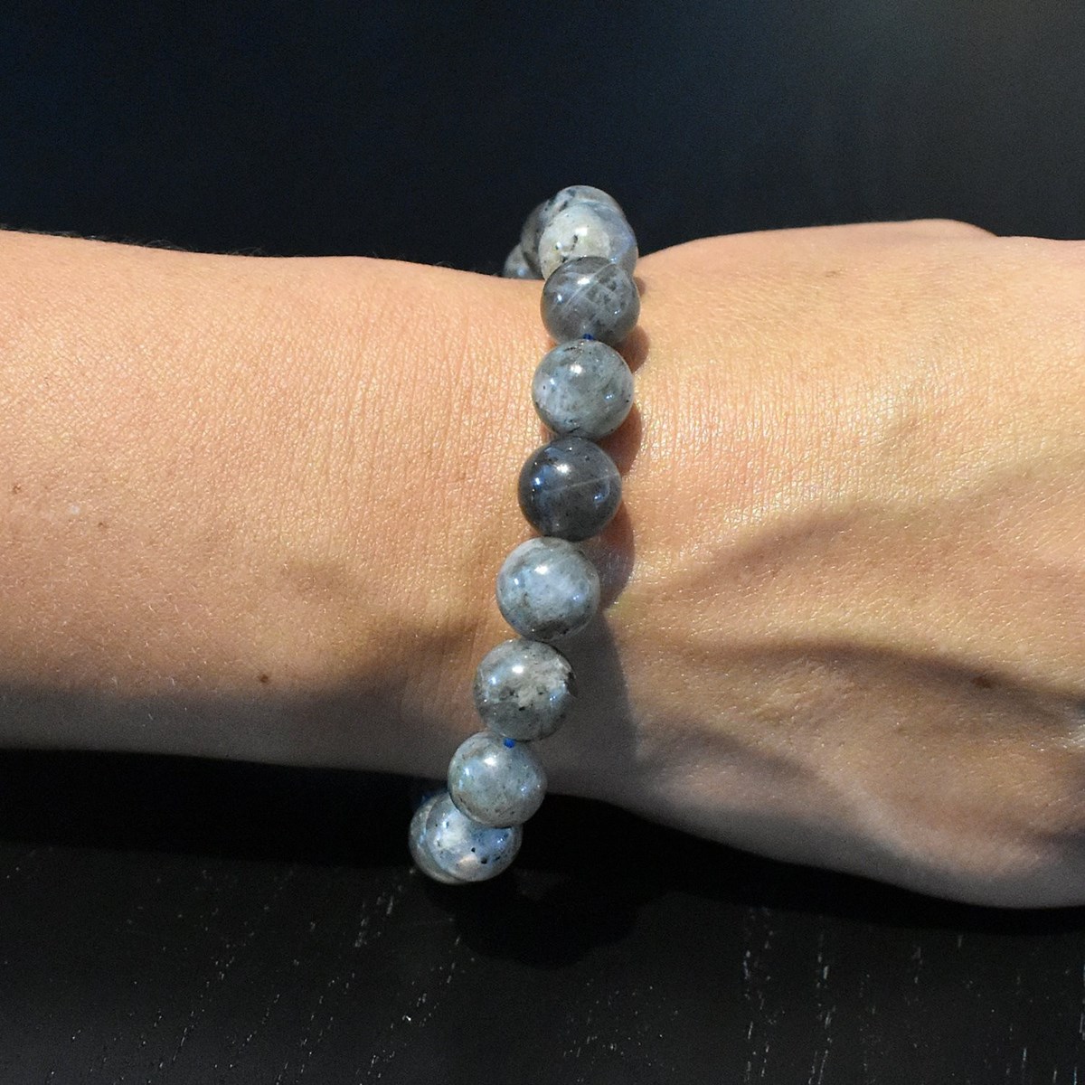 Bracelet en Labradorite Protection et Intuition - vue 2