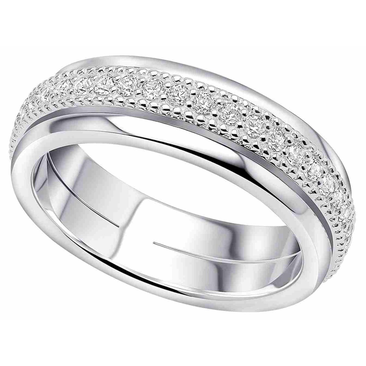 Bague zirconium en argent 925