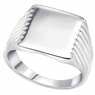 Bague unisexe en argent 925