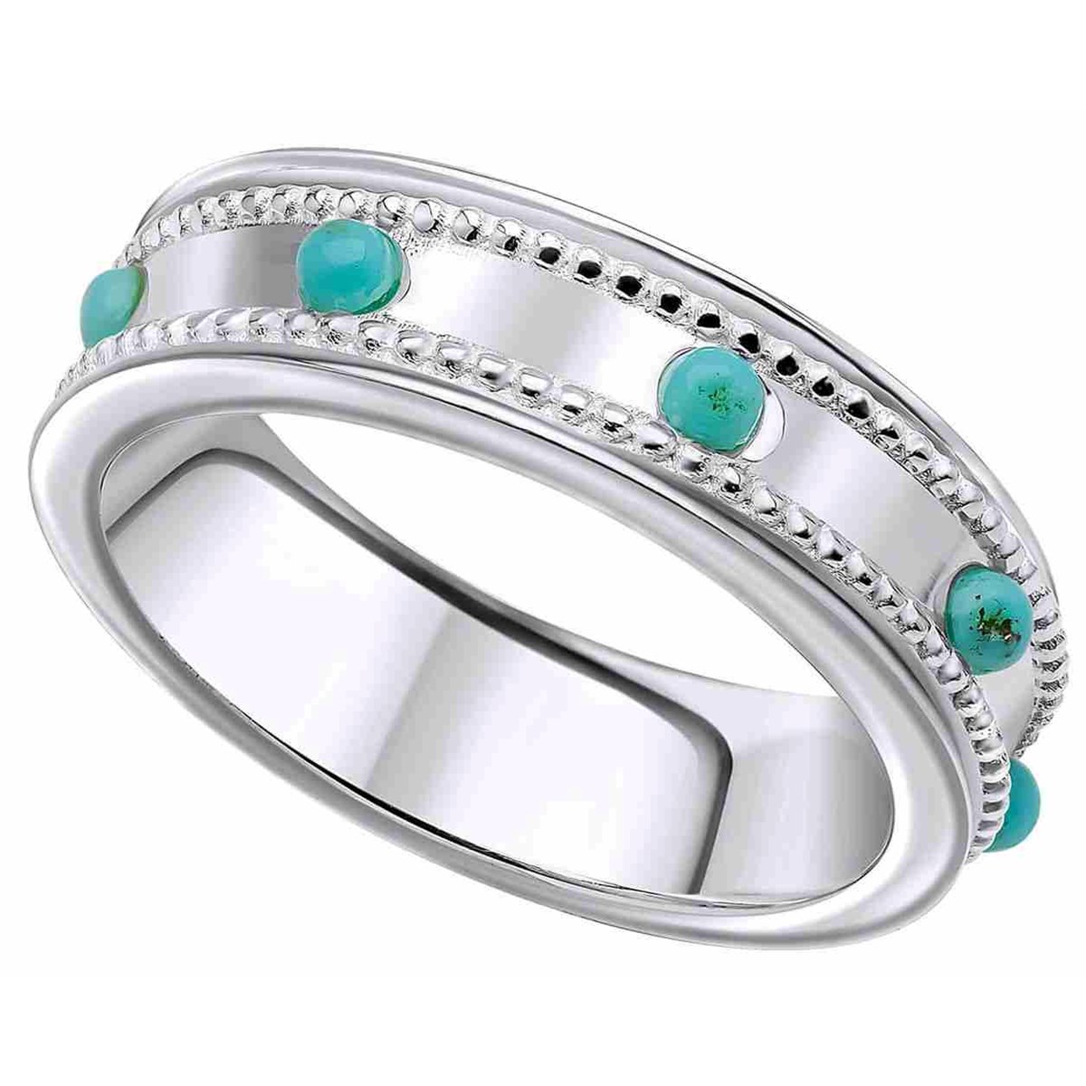 Bague turquoise en argent 925