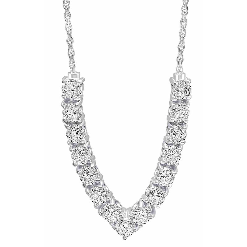 Collier zirconium en argent 925