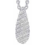 Collier zirconium en argent 925