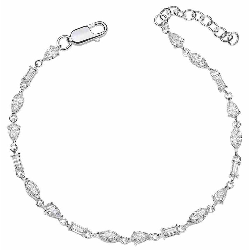 Bracelet zirconium en argent 925