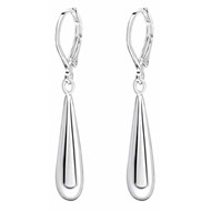 Boucle d'oreille goutte en argent 925