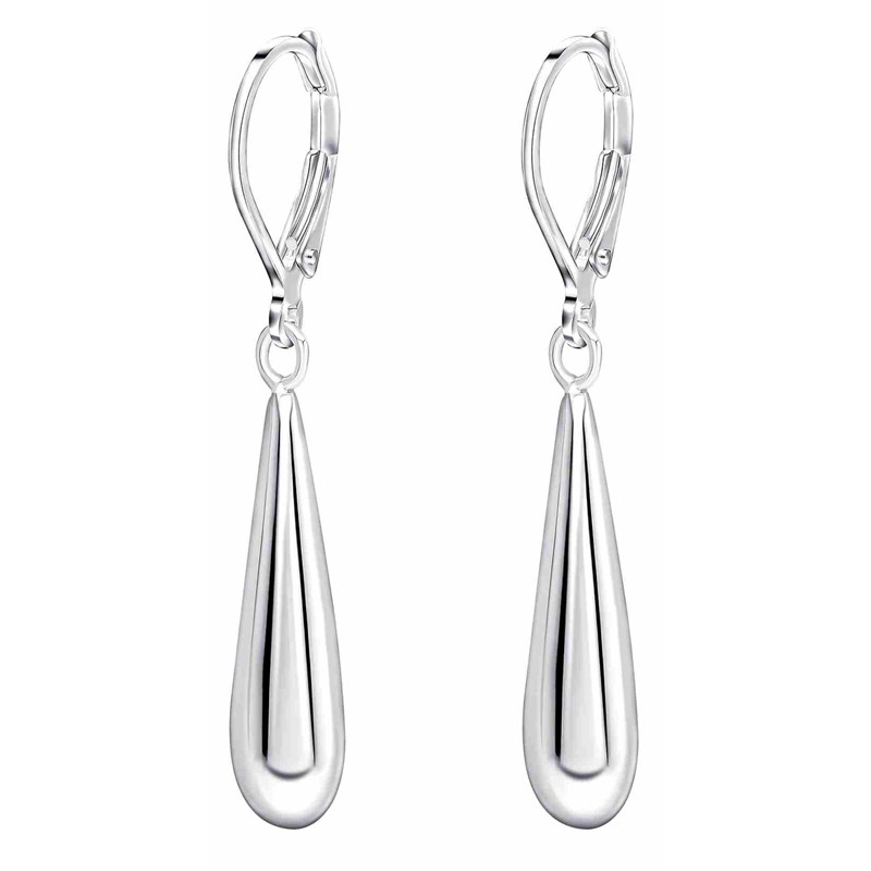 Boucle d'oreille goutte en argent 925