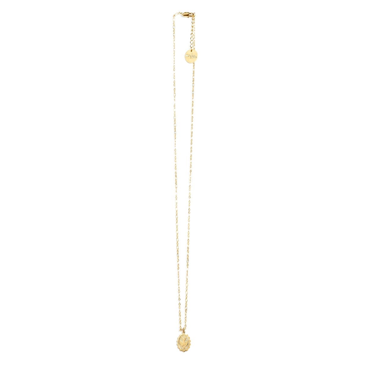 collier colombe doré à l'or fin - THÉMIS - vue 5