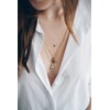 collier colombe plaqué argent - THÉMIS - vue V3