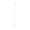 collier fleur plaqué argent - THÉMIS - vue V5