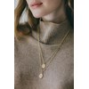 collier trèfle doré à l'or fin - THÉMIS - vue V5