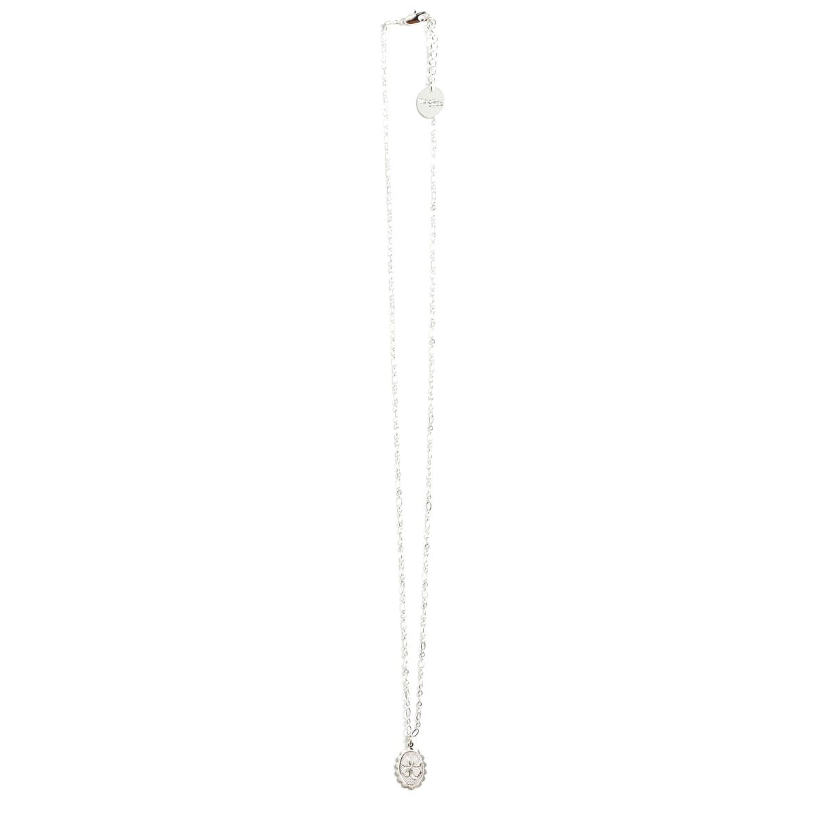 collier trèfle plaqué argent - THÉMIS - vue 5