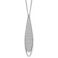 Collier zirconium en argent 925