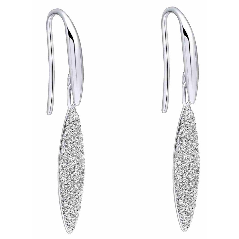 Boucle d'oreille zirconium en argent 925