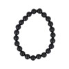 Bracelet elastique obsidienne 8MM - vue V1