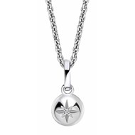 Collier croix diamant en argent 925