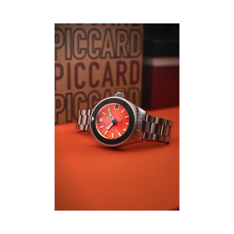 PICCARD AUTOMATIC - Cadran orange - vue 2