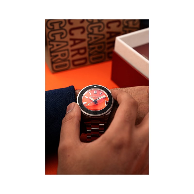 PICCARD AUTOMATIC - Cadran orange - vue 3