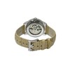 Montre homme - Bracelet cuir véritable beige - Mouvement automatique - vue V3