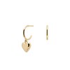 PDPAOLA Boucles d'Oreilles - L'Absolu Gold - en argent plaqué or - AR01-364-U - vue V1