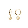 PDPAOLA Boucles d'Oreilles - Super Future Gold - argent plaqué or - AR01-518-U - vue V1