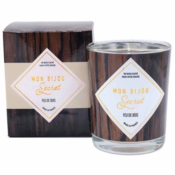 Kaars Bijou FEU DE CHEMINEE Zilveren halsketting