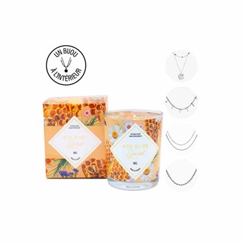 Bijou HONEY Kaars Zilveren halsketting