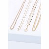 Bougie Bijou MIEL Collier doré - vue V3