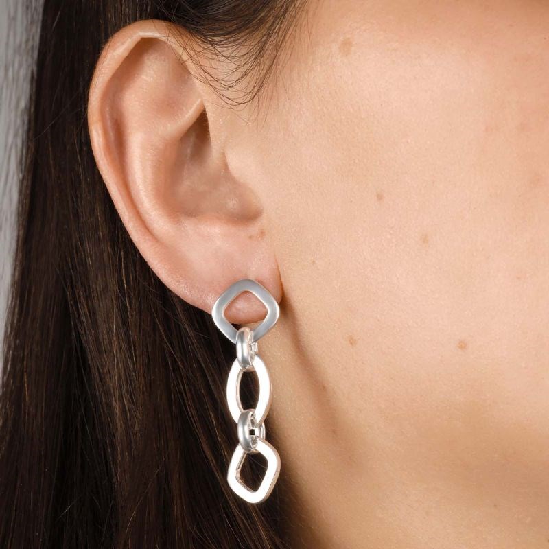 Boucles d'oreilles 'Giada' Argent 925 - vue 2