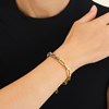 Bracelet Rosefield 'Duotone Chain Bracelet Gold' Acier doré  - JBDCG-J708 - vue V2