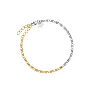 Bracelet Rosefield 'Duotone Swirl Bracelet Gold' Acier doré  - JBDSG-J706