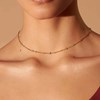 Collier Rosefield 'Crystal Necklace Gold' - JCSCG-J266 - vue V2