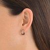 Boucles d'oreilles Rosefield 'Duotone 2-way Hoops Gold' Acier doré  - JED2G-J709 - vue V2