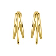 Boucles d'Oreilles Rosefield 'Triple Hoops Gold' - JETHG-J573